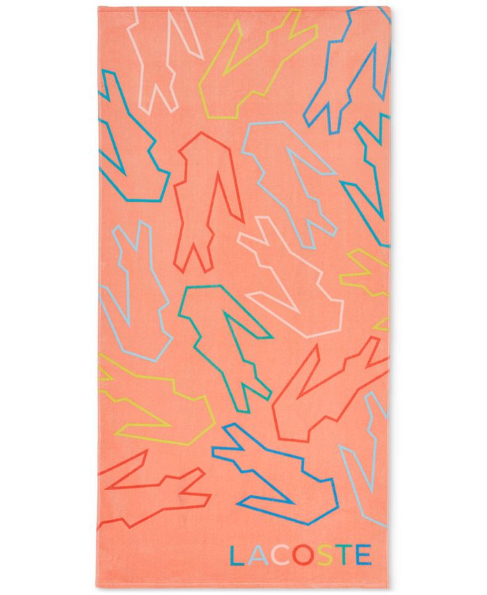 Lacoste Home Deep End Cotton Beach Towel Macy s