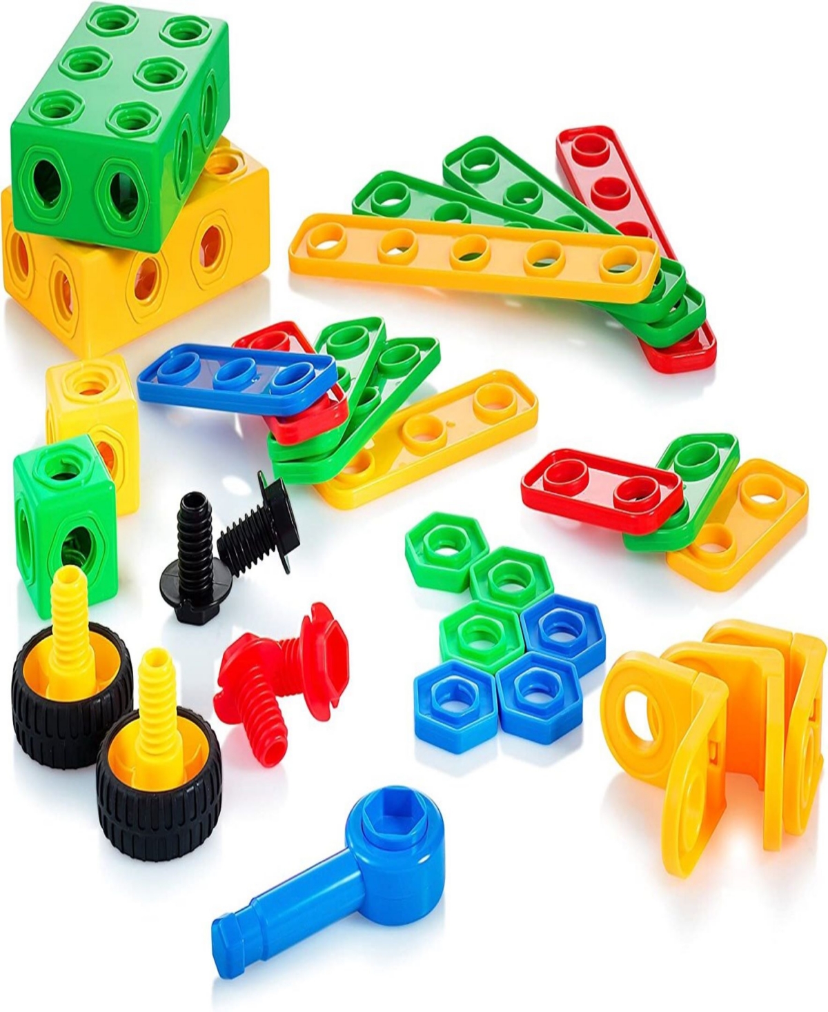 Play22 Babies' Keyboard Piano Building Blocks 104 Piece Set, Stem Educational Fun Toy Set In Multicolor