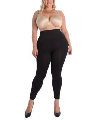 Plus Size High-Waist Seamless Control Shapewear Leggings
