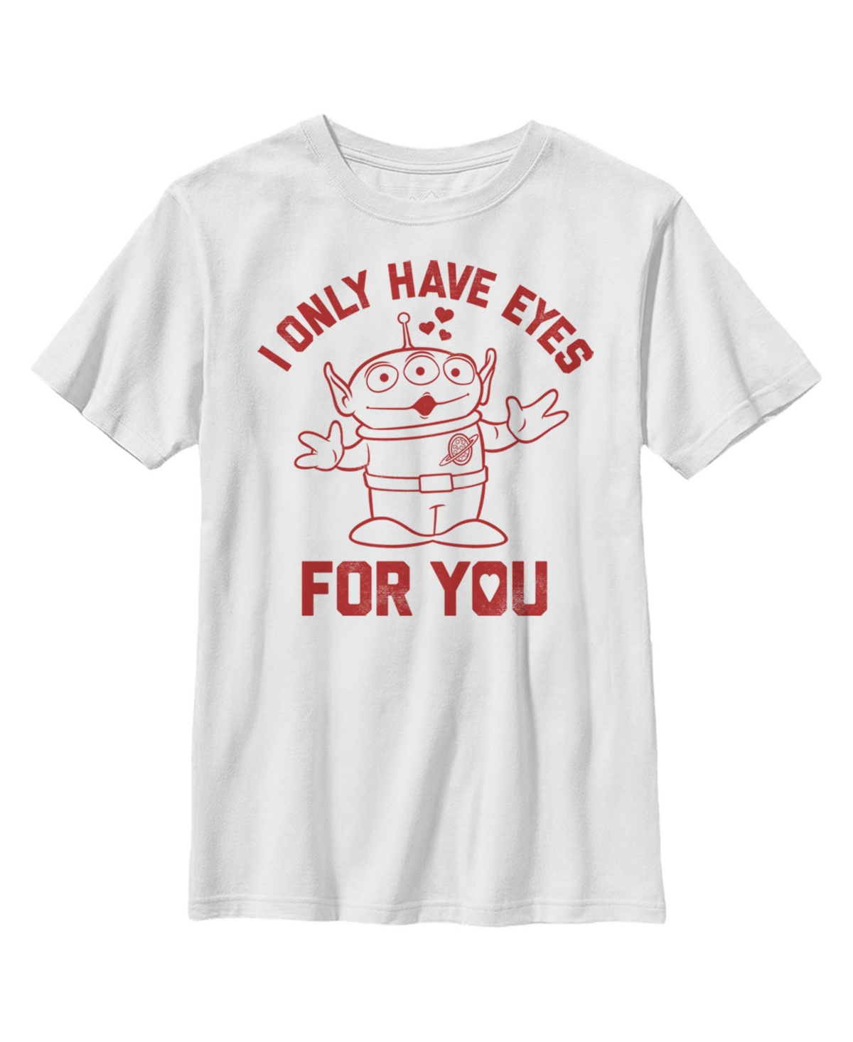 Disney Pixar Boy's Toy Story Alien I Only Have Eyes For You Child T-shirt In White