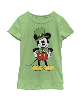 Disney Girls Mickey Friends St. Patrick s Day Retro Portrait T Shirt Macy s