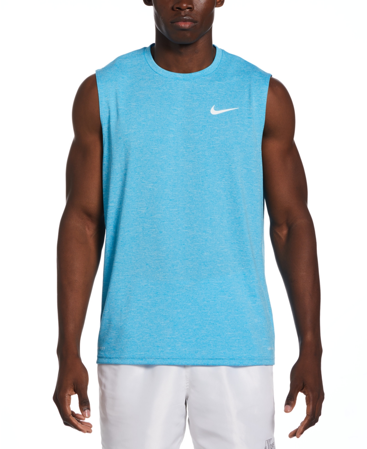 Nike Men's Hydroguard Swim Shirt In Blue Lightening | ModeSens