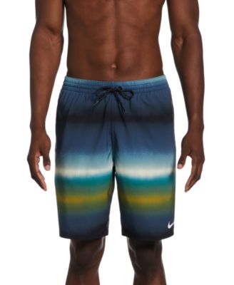 Nike - Men's Horizon Ombr&eacute; Stripe 9" Swim Trunks