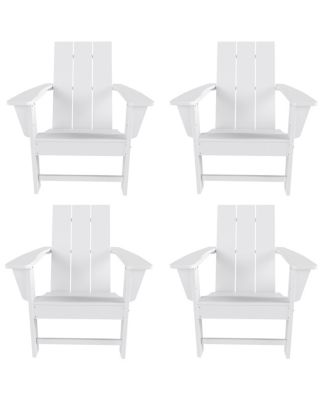 Modern Outdoor Folding Adirondack Chair (Set of 4) image