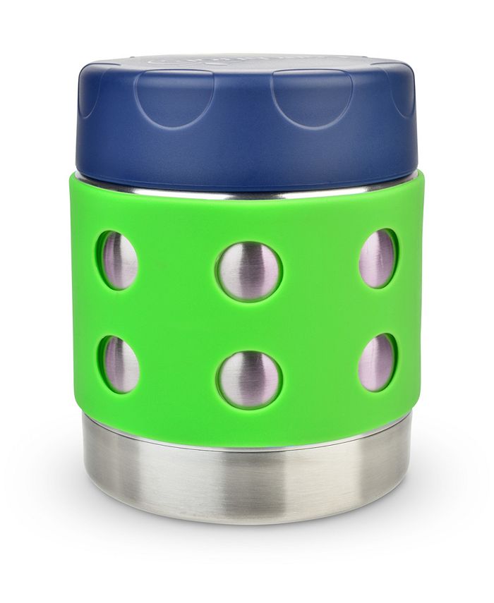 LunchBots Large Cinco Stainless Steel Lunch Container - Five Section Design  Holds a Variety of Foods - Metal Bento Box for Kids or Adults - Dishwasher  Safe - Stainless Lid - Blue Dots 