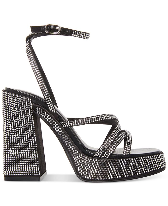Madden Girl Aces Rhinestone Strappy Platform Dress Sandals Macy's
