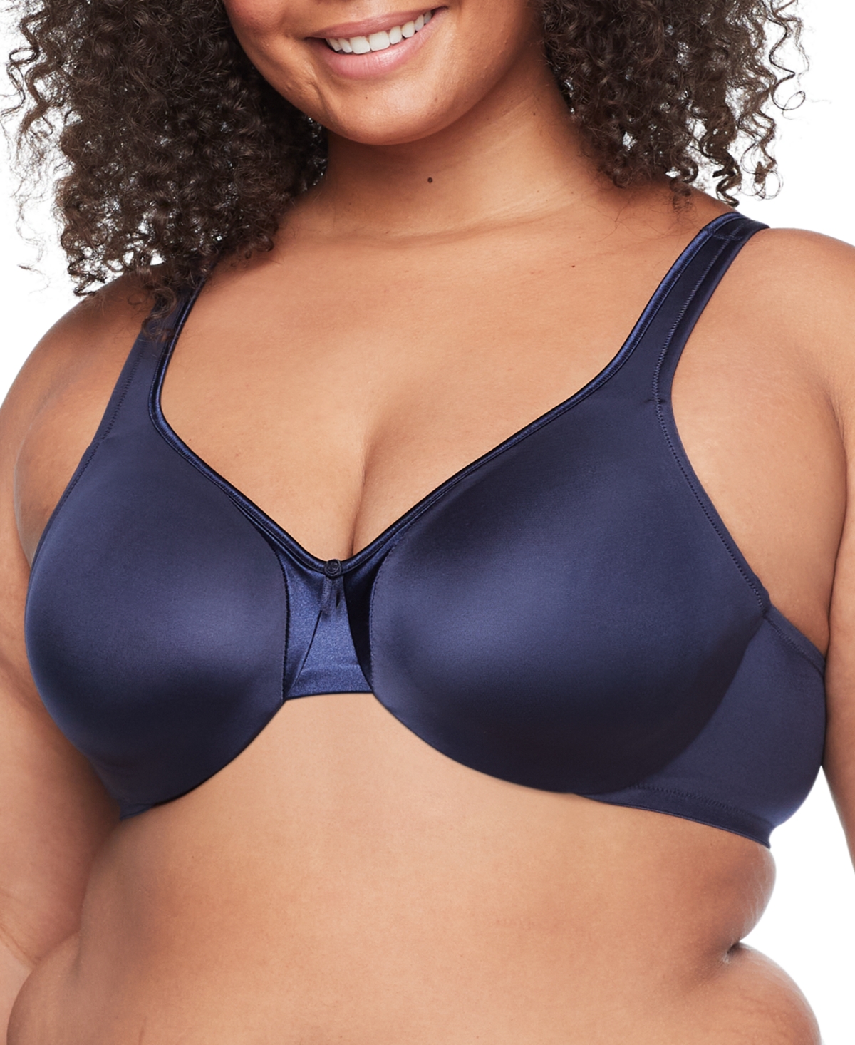 Warner's Warners Signature Support Cushioned Underwire For Support And Comfort Underwire Unlined Full-coverag In Evening Blue