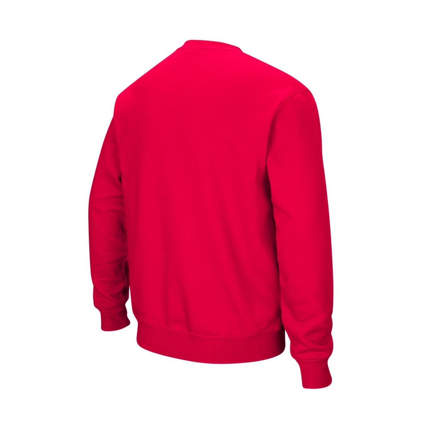 Мужская толстовка Colosseum Louisville Cardinals Arch and Logo Crew Neck, цвет: Угольный — фото 6