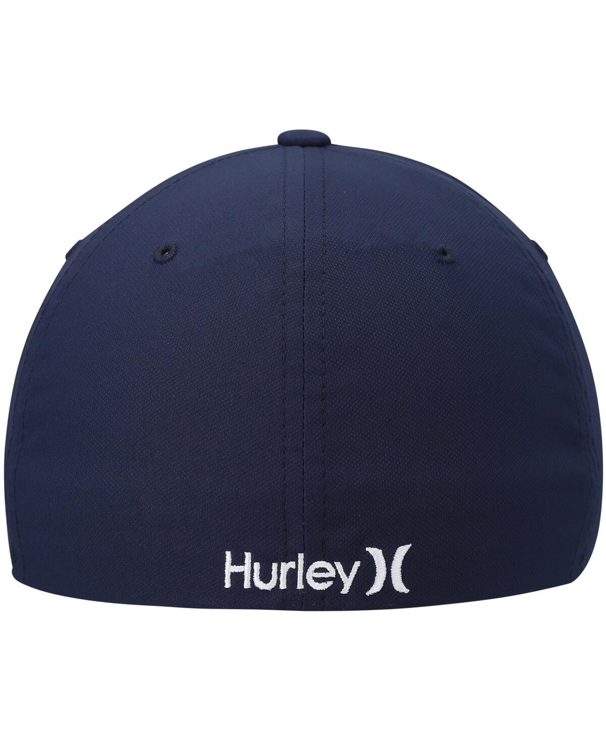 Shop Hurley Men's  Navy One And Only H2o-dri Flex Hat