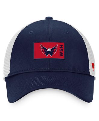 Men's Navy Washington Capitals Authentic Pro Rink Trucker Snapback Hat