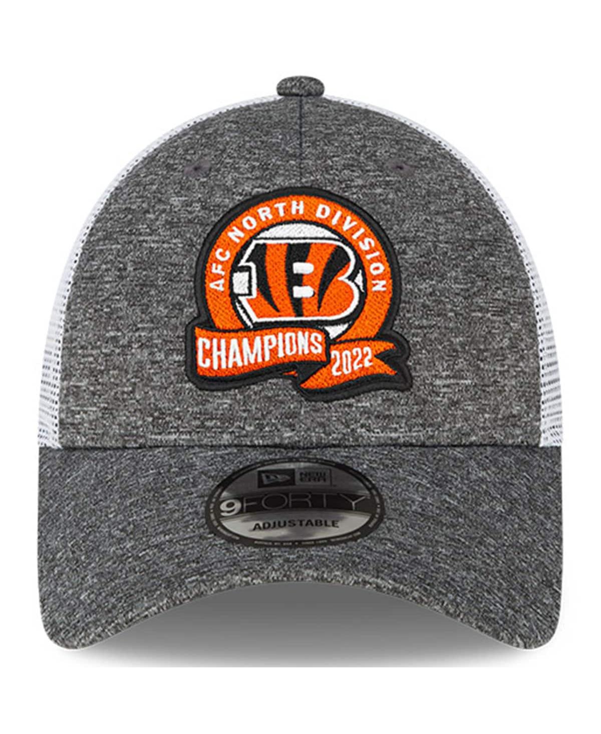 Shop New Era Men's  Heather Gray Cincinnati Bengals 2022 Afc North Division Champions Locker Room 9forty A