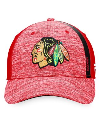 Men's Red Chicago Blackhawks Defender Flex Hat
