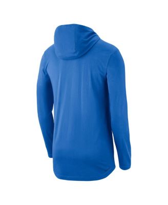 Men's Blue UCLA Bruins Team Performance Long Sleeve Hoodie T-shirt