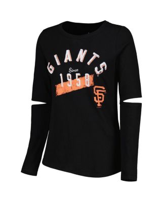 Women's Black San Francisco Giants Formation Long Sleeve T-shirt