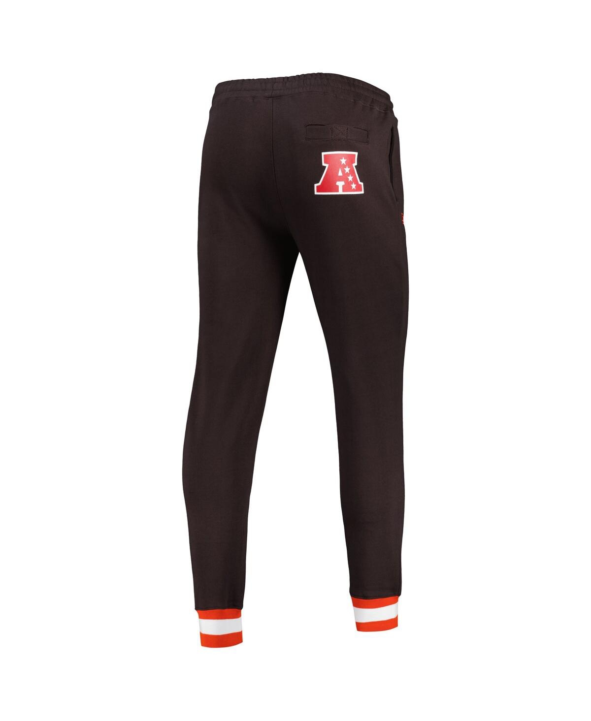 Shop Starter Men's  Brown Cleveland Browns Blitz Fleece Jogger Pants