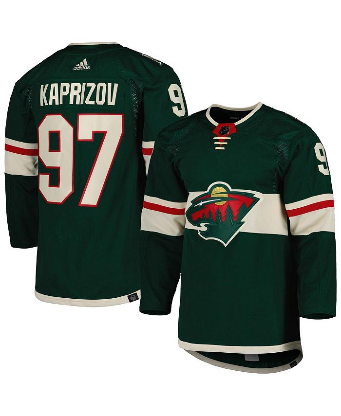 adidas Men s Kirill Kaprizov Green Minnesota Wild Authentic Pro