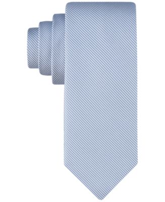 Calvin Klein Men's Mini-Stripe Solid Tie - Macy's