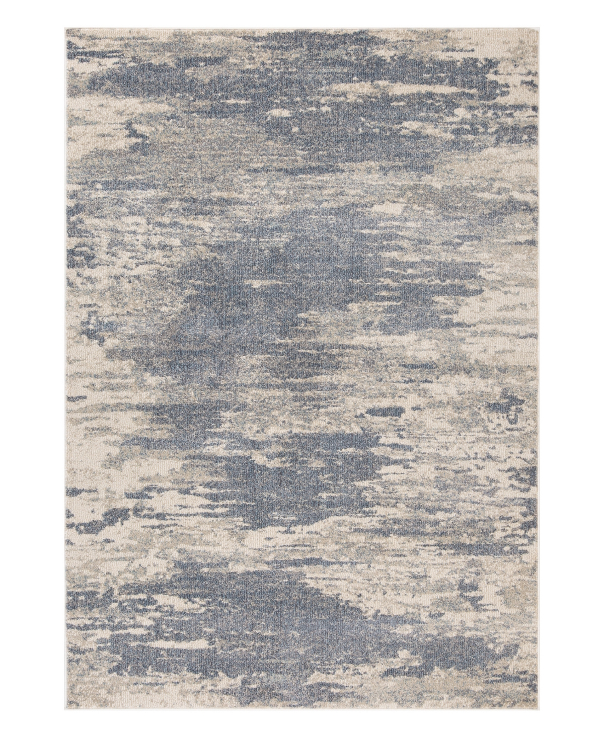 Km Home Poole Pol5 6'7" X 9' Area Rug In Gray
