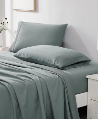 Classy Pleated 21" Extra deep, Pocket Sheet Set, Twin