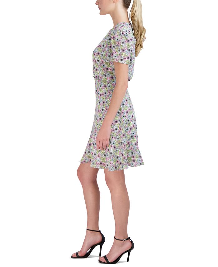 Bcbgeneration flutter store sleeve dress