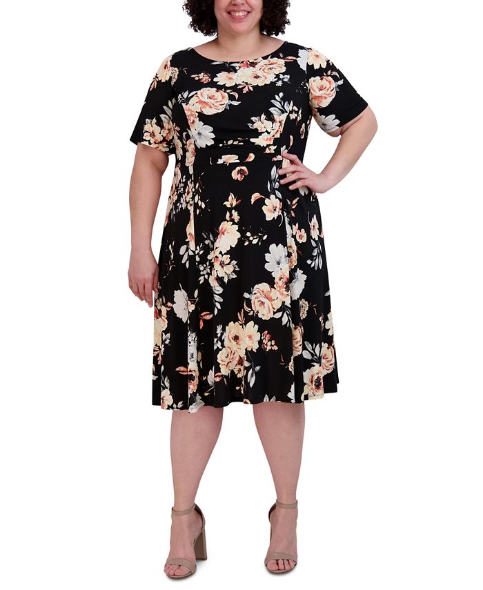 Sandra darren floral best sale dress