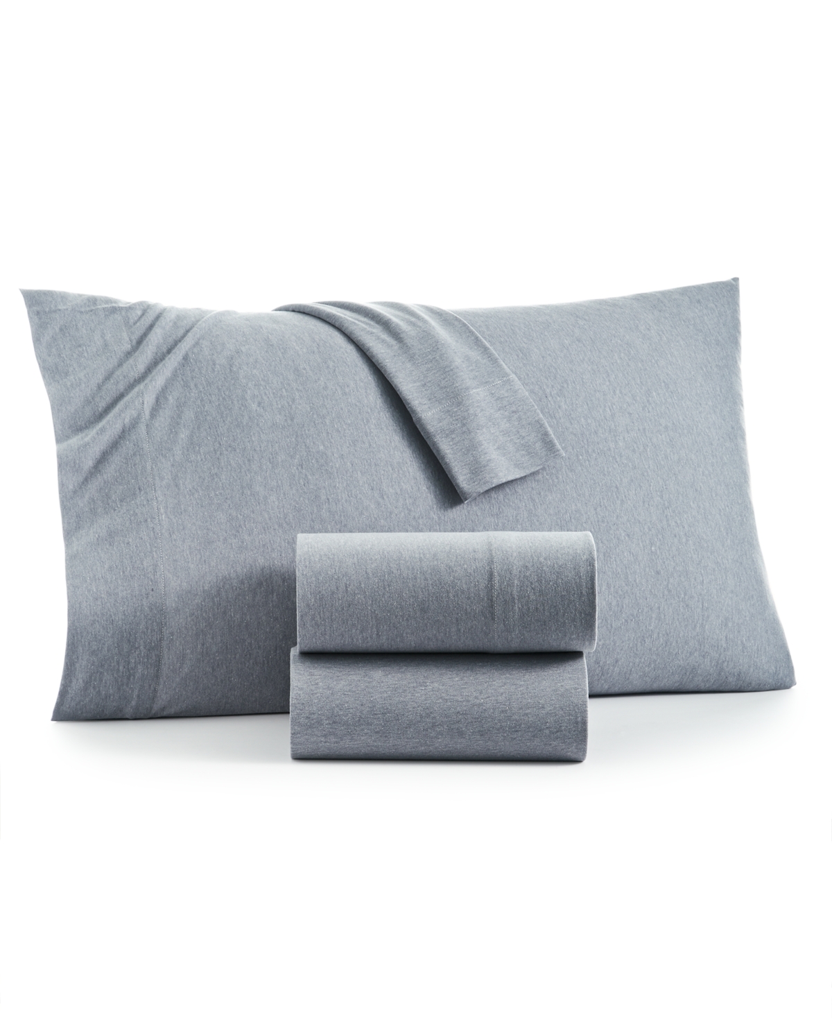 Shop Home Design Jersey 3-pc. Sheet Set, Twin, Created For Macy's In Sterling River