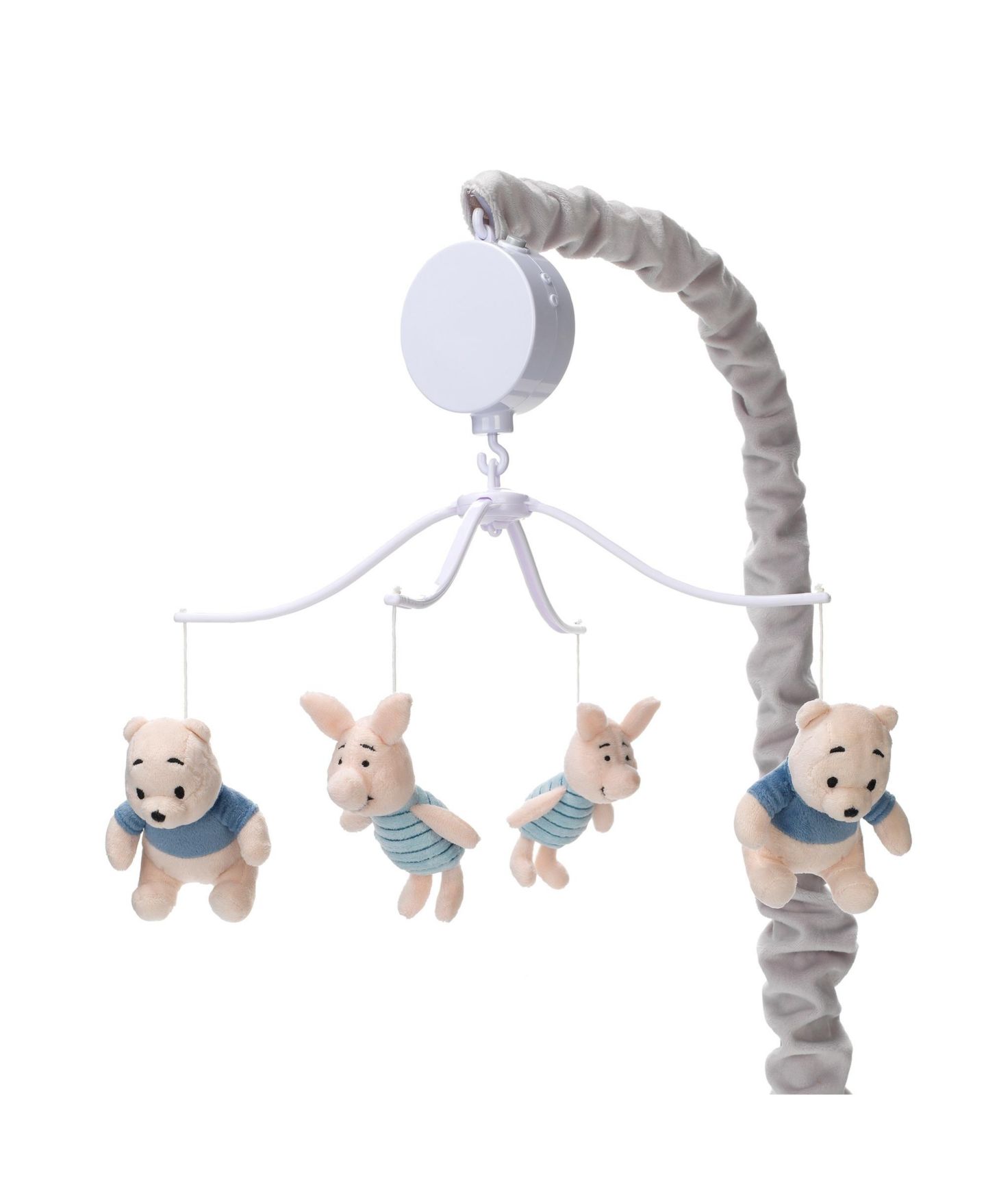 Детская игрушка Lambs & Ivy Disney Baby Forever Pooh Gray/Beige Bear Musical Baby Crib Mobile by Lambs and Ivy — фото 1