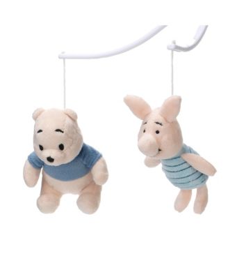 Disney Baby Forever Pooh Gray/Beige Bear Musical Baby Crib Mobile by Lambs & Ivy