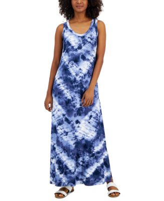 Refried Apparel Women's Navy, Gray New York Yankees Scoop Neck Maxi Dress -  Macy's