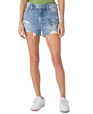 Lucky Brand Women's Mid Rise Boyfriend Jeans - Relaxed Fit Hemp Denim
