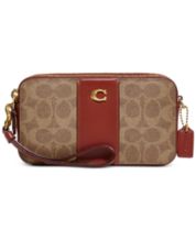 COACH Crossgrain Leather 6 Ring Snap Closure Key Case - Macy's