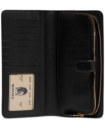 Macys coach cheap skinny wallet