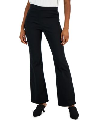 Anne Klein - Women's Pull-On High-Rise Flare-Leg Pants