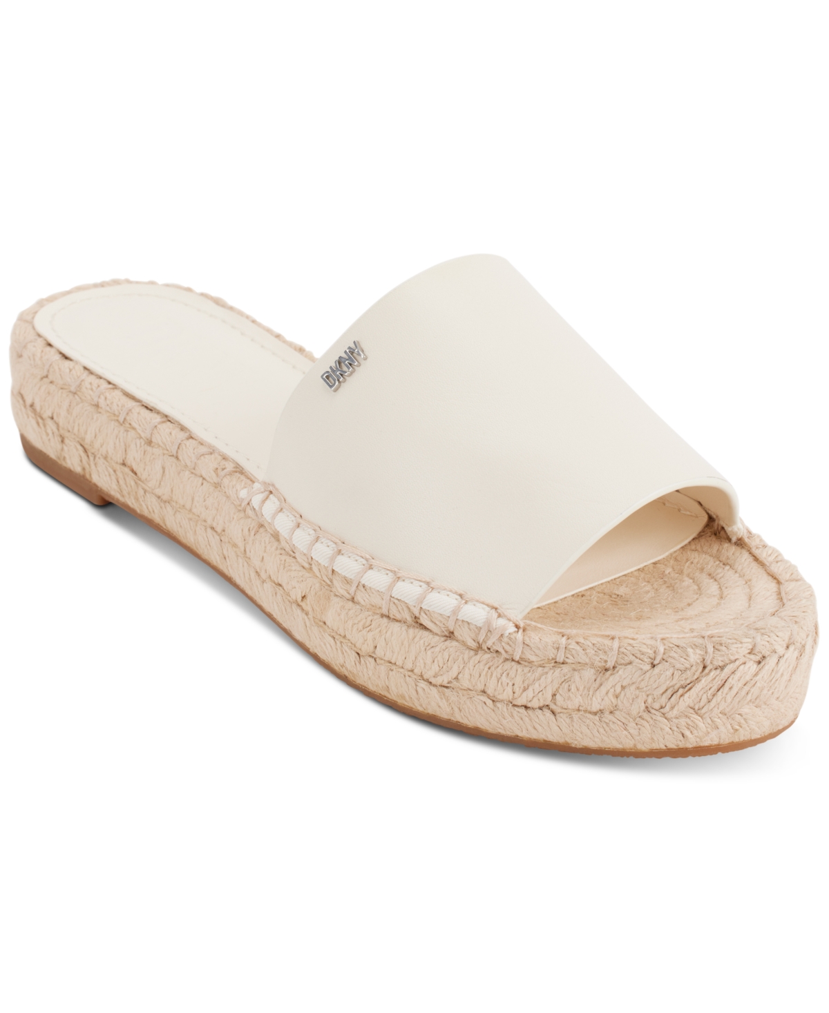 Dkny Women s Camillo Slip on Espadrille Platform Slide Sandals In