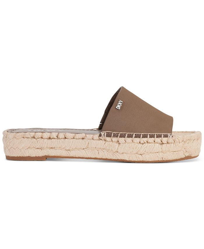 DKNY Women's Camillo SlipOn Espadrille Platform Slide Sandals Macy's
