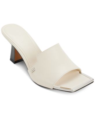 DKNY - Women's Kailyn Square-Toe Slip-On Dress Sandals