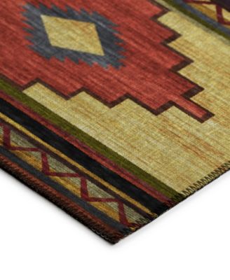 Phoenix Washable PH1 1'8" x 2'6" Area Rug