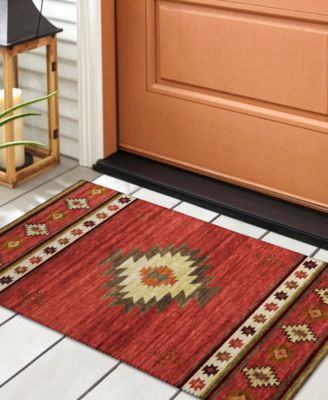 Phoenix Washable PH4 1'8" x 2'6" Area Rug
