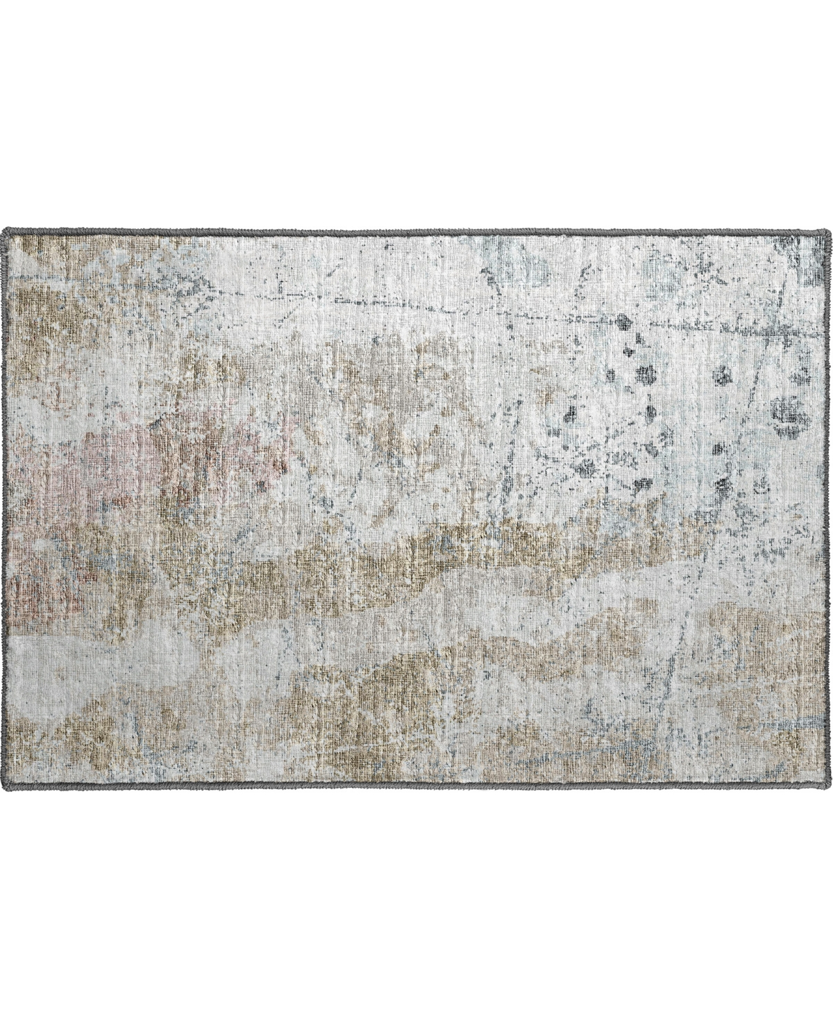 D Style Camberly Cm3 1'8" X 2'6" Area Rug In Bluestone