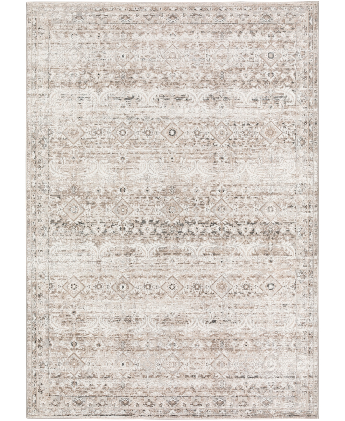 D Style Rhodes Rr7 7'10" X 10' Area Rug In Taupe