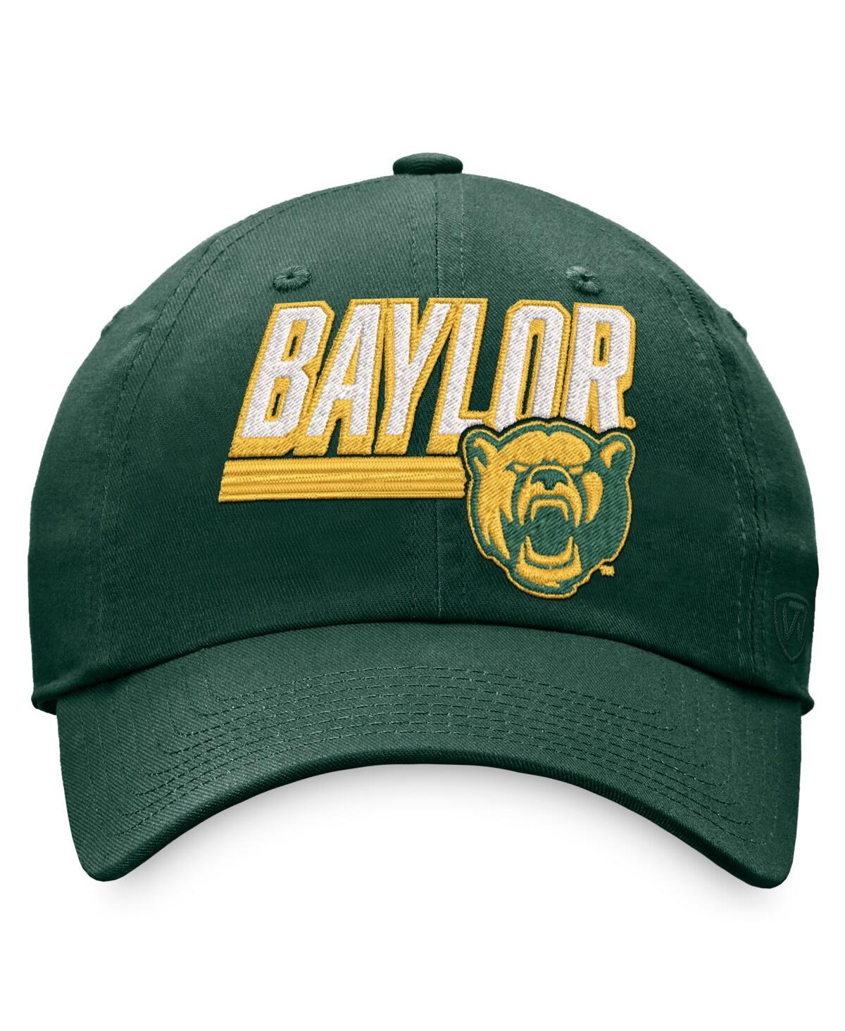 Shop Top Of The World Men's  Green Baylor Bears Slice Adjustable Hat