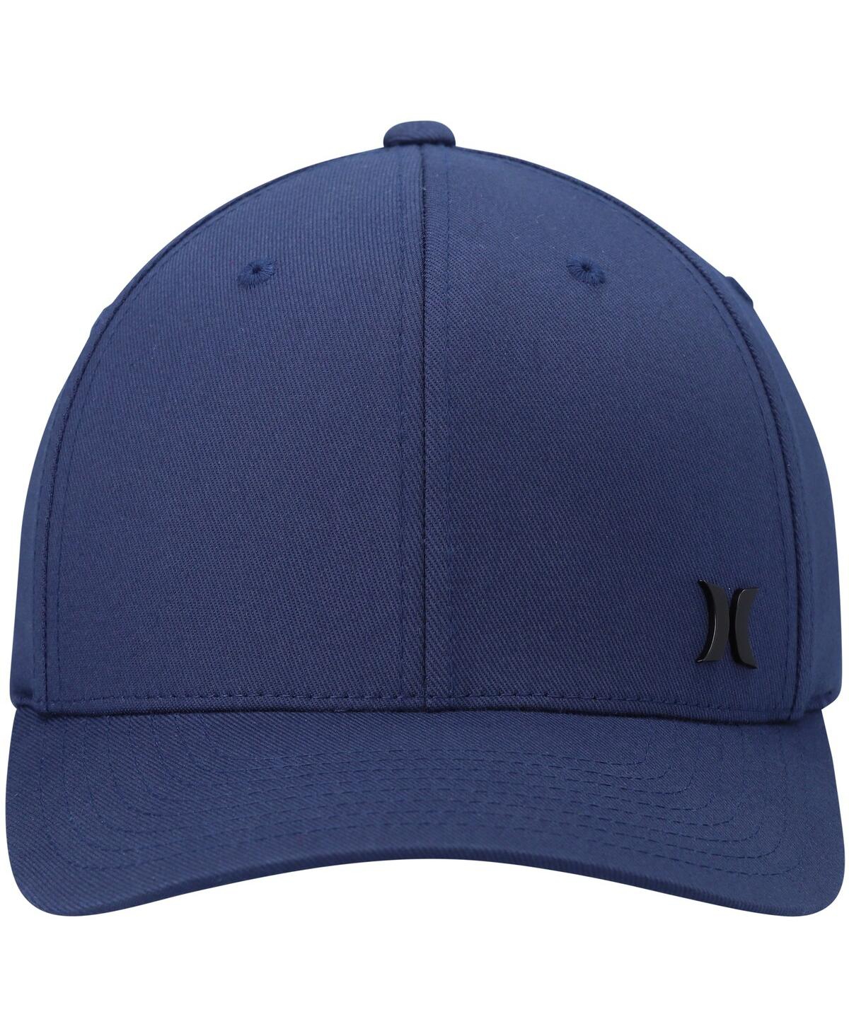 Shop Hurley Men's  Navy 414 Iron Corp Flex Hat