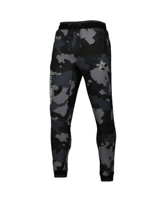 Men's and Women's Black Dallas Cowboys Camo Jogger Pants