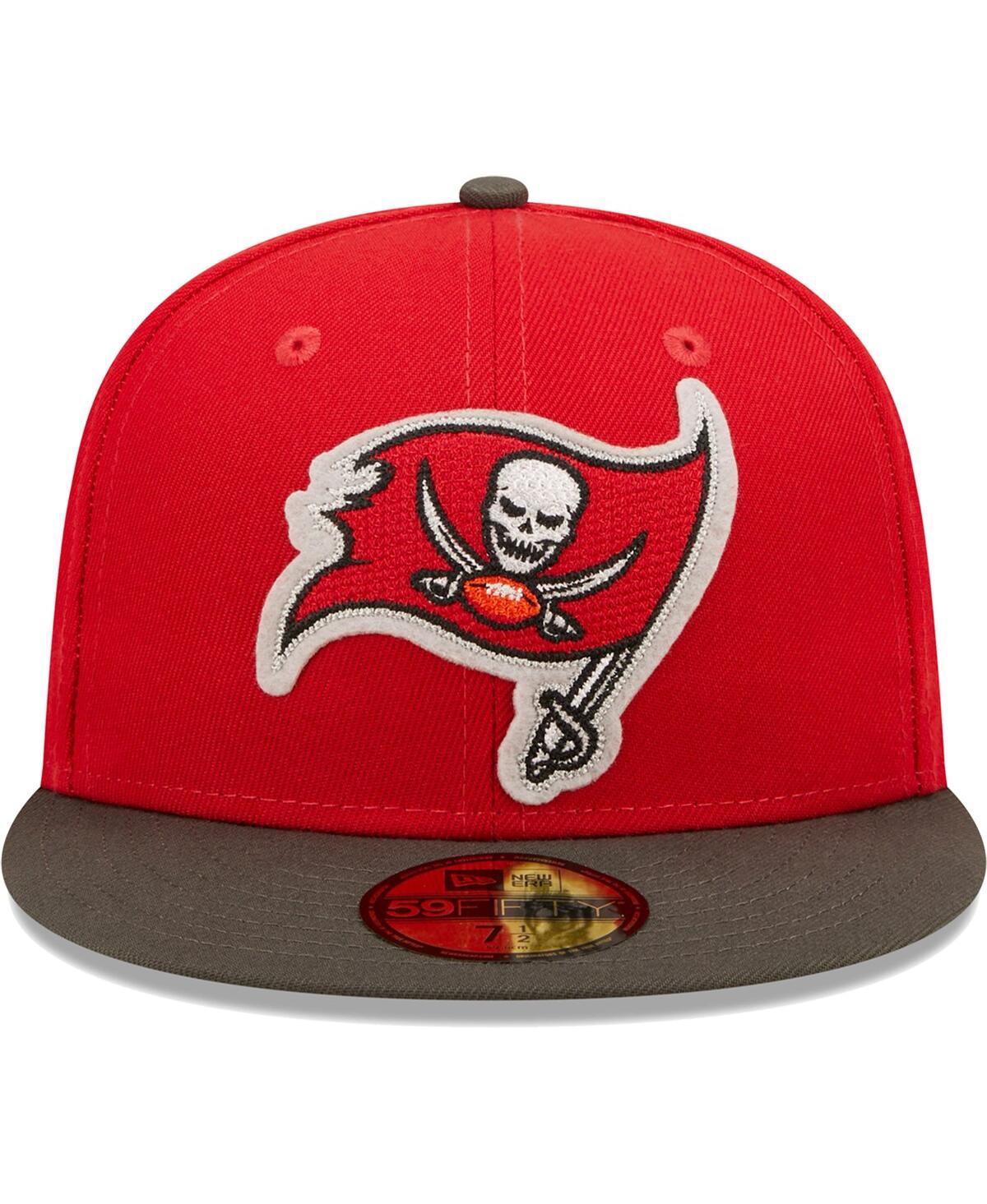 Men's New Era Pewter Tampa Bay Buccaneers Super Bowl Lv Letterman 59Fifty Fitted Hat - Pewter