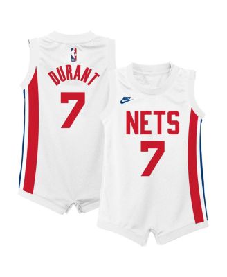 Infant Boys and Girls Nike Kevin Durant White Brooklyn Nets 2022 23 Swingman Jersey Classic Edition Macy s