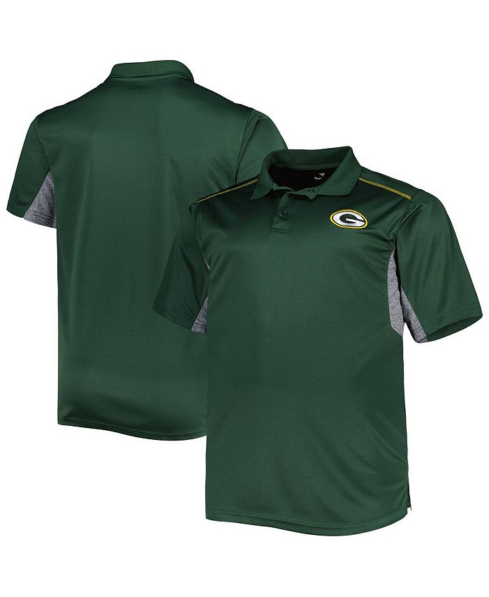 Men's Green Green Bay Packers Big and Tall Team Color Polo Shirt