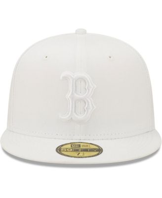Men's Boston Red Sox White on White 59FIFTY Fitted Hat