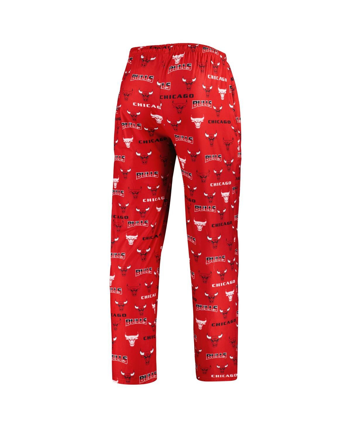 Shop Concepts Sport Men's  Red Chicago Bulls Breakthrough Knit Sleep Pants