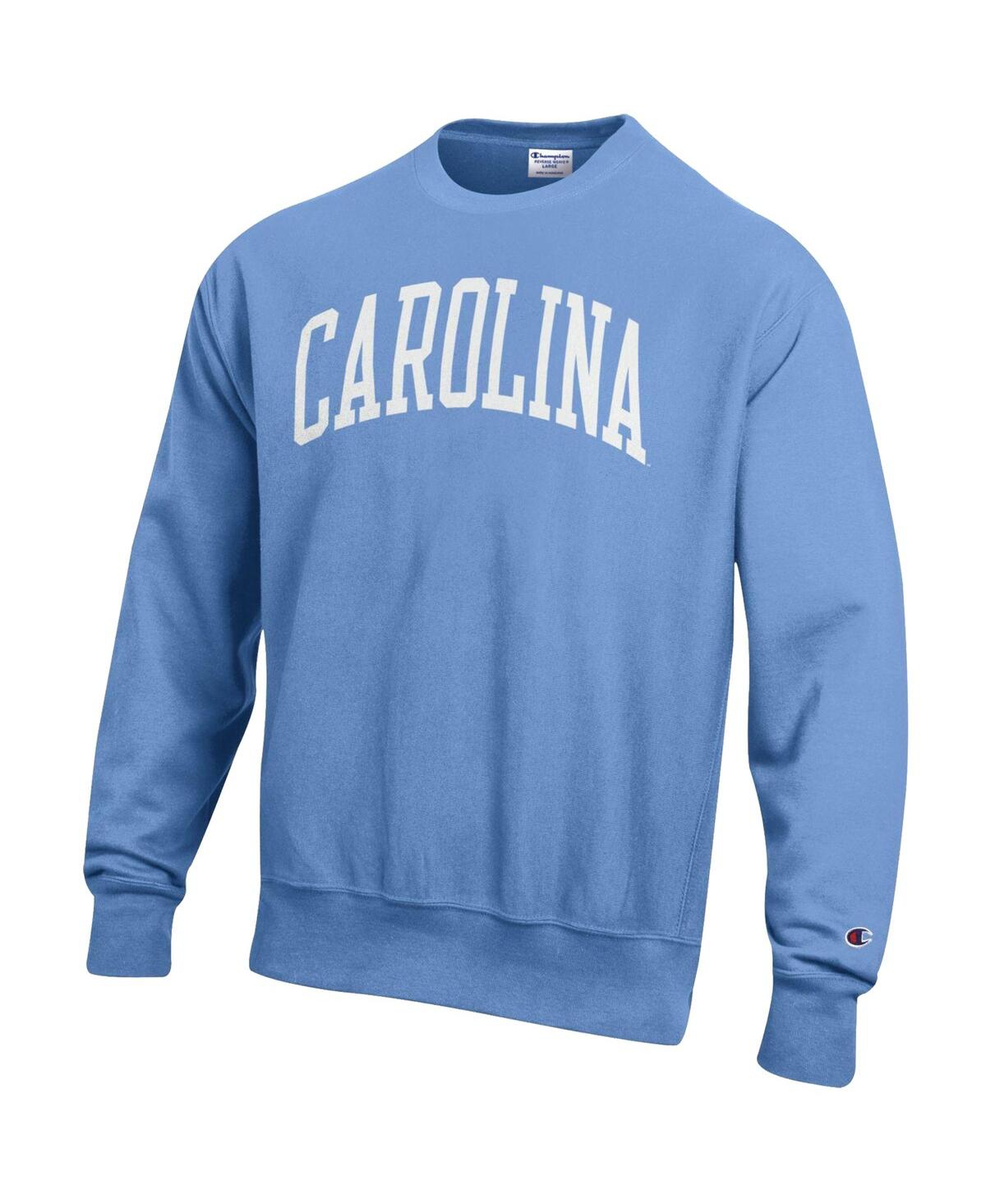 Men's ChampionNorth Carolina Tar Heels Arch Reverse Weave Pullover Sweatshirt - Carolina Blue
