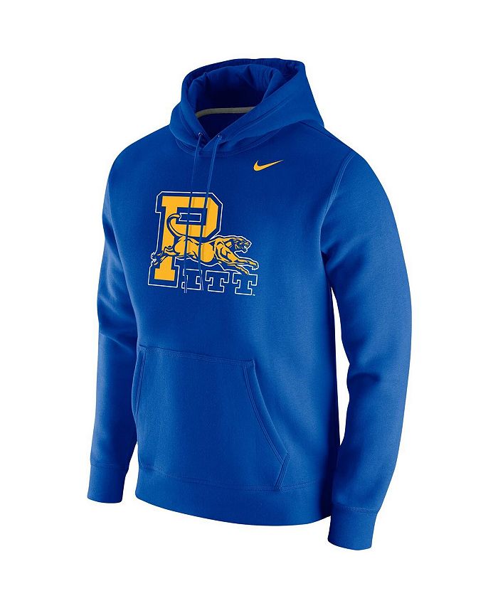 Nike Men's Royal Pitt Panthers Vintage-Like School Logo Pullover Hoodie ...
